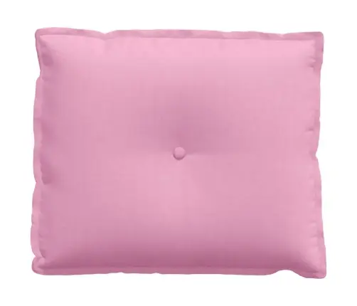 Atpakaļ Spilvens Rozā 60 X 19 X 50 Cm Audums Vidaxl