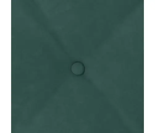 Atpakaļ Spilvens Tumši Zaļš 60 X 50 Cm Korduroja Audums Vidaxl