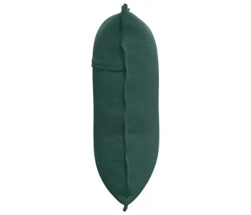 Atpakaļ Spilvens Tumši Zaļš 60 X 50 Cm Korduroja Audums Vidaxl