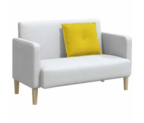 Atpakaļ Spilvens Dzeltena 60 X 50 Cm Korduroja Audums Vidaxl