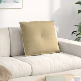 Atpakaļ Spilvens Pelēki Zaļa 60 X 50 Cm Korduroja Audums Vidaxl