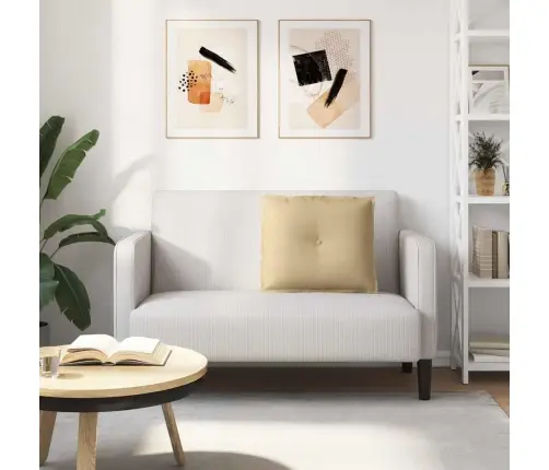 Atpakaļ Spilvens Pelēki Zaļa 60 X 50 Cm Korduroja Audums Vidaxl