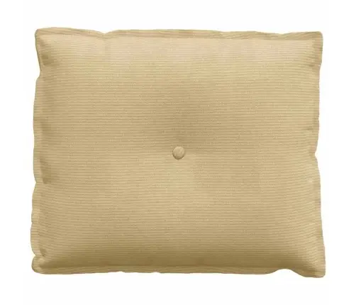 Atpakaļ Spilvens Pelēki Zaļa 60 X 50 Cm Korduroja Audums Vidaxl