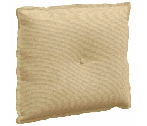 Atpakaļ Spilvens Pelēki Zaļa 60 X 50 Cm Korduroja Audums Vidaxl