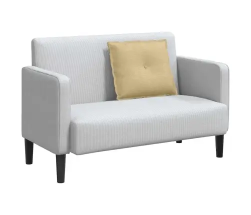 Atpakaļ Spilvens Pelēki Zaļa 60 X 50 Cm Korduroja Audums Vidaxl