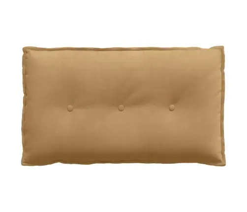 Atpakaļ Spilvens Brūna 80 X 50 Cm Korduroja Audums Vidaxl