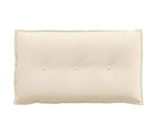 Atpakaļ Spilvens Bēša 80 X 50 Cm Mikrofibra Vidaxl