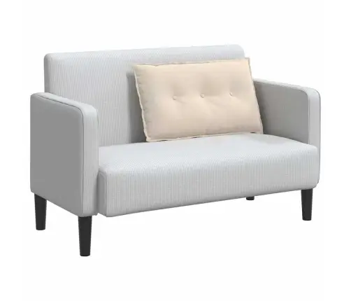 Atpakaļ Spilvens Bēša 80 X 50 Cm Mikrofibra Vidaxl