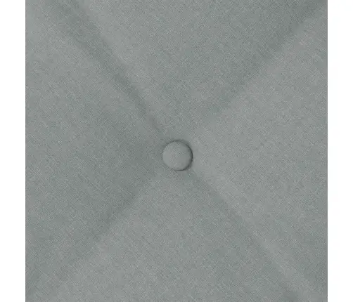 Atpakaļ Spilvens Gaiši Pelēks 200 X 19 X 50 Cm Audums Vidaxl