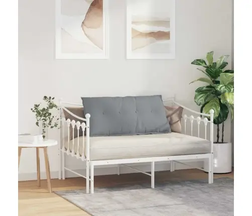 Atpakaļ Spilvens Gaiši Pelēks 200 X 19 X 50 Cm Audums Vidaxl