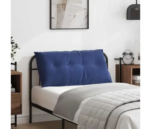 Atpakaļ Spilvens Policijas Zila 100 X 50 Cm Korduroja Audums Vidaxl