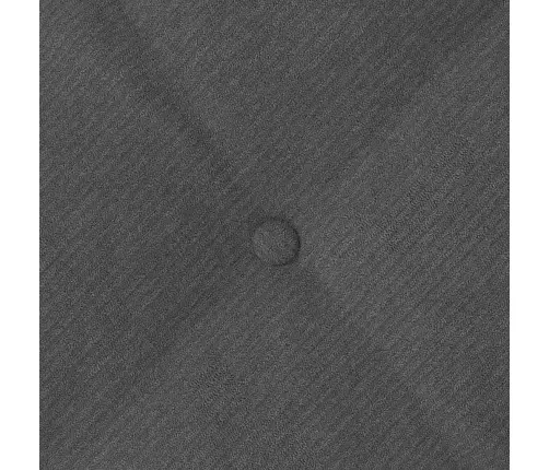 Atpakaļ Spilvens Tumši Pelēks 100 X 50 Cm Korduroja Audums Vidaxl