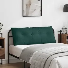 Atpakaļ Spilvens Tumši Zaļš 120 X 19 X 50 Cm Audums Vidaxl