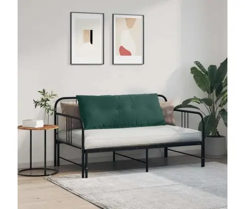 Atpakaļ Spilvens Tumši Zaļš 120 X 50 Cm Korduroja Audums Vidaxl