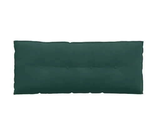 Atpakaļ Spilvens Tumši Zaļš 120 X 50 Cm Korduroja Audums Vidaxl