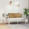 Atpakaļ Spilvens Brūna 120 X 50 Cm Korduroja Audums Vidaxl