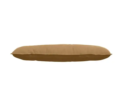 Atpakaļ Spilvens Brūna 120 X 50 Cm Korduroja Audums Vidaxl