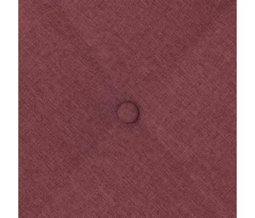 Atpakaļ Spilvens Vīna Sarkans 140 X 19 X 50 Cm Audums Vidaxl