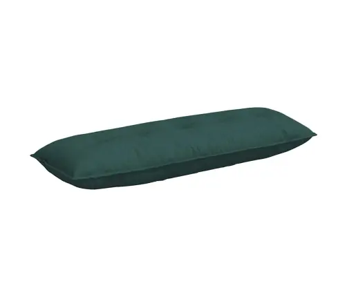 Atpakaļ Spilvens Tumši Zaļš 140 X 19 X 50 Cm Audums Vidaxl