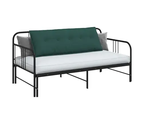 Atpakaļ Spilvens Tumši Zaļš 140 X 19 X 50 Cm Audums Vidaxl