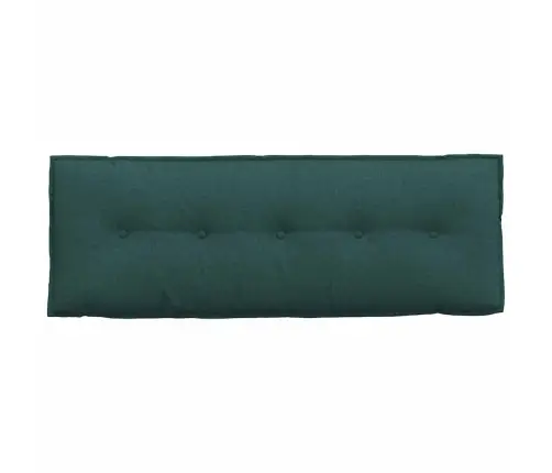 Atpakaļ Spilvens Tumši Zaļš 140 X 19 X 50 Cm Audums Vidaxl