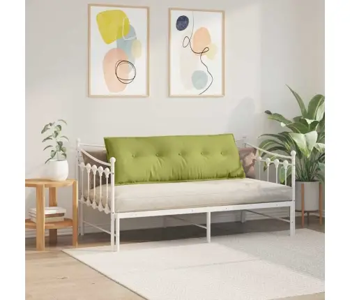 Atpakaļ Spilvens Gaiši Zaļa 140 X 19 X 50 Cm Audums Vidaxl