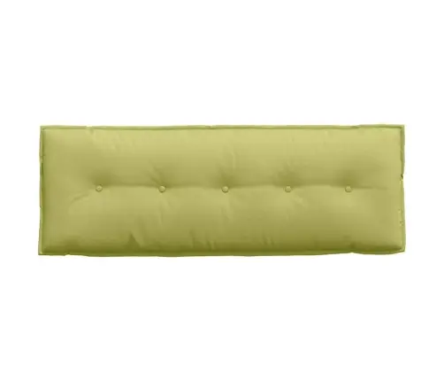 Atpakaļ Spilvens Gaiši Zaļa 140 X 19 X 50 Cm Audums Vidaxl