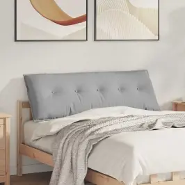 Atpakaļ Spilvens Mākoņu Pelēka 140 X 19 X 50 Cm Audums Vidaxl