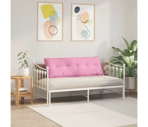 Atpakaļ Spilvens Rozā 140 X 19 X 50 Cm Audums Vidaxl