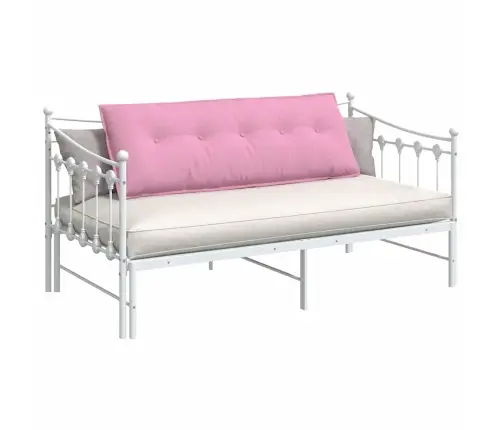 Atpakaļ Spilvens Rozā 140 X 19 X 50 Cm Audums Vidaxl