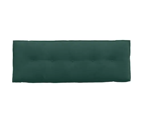 Atpakaļ Spilvens Tumši Zaļš 140 X 50 Cm Korduroja Audums Vidaxl