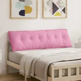 Atpakaļ Spilvens Rozā 160 X 19 X 50 Cm Audums Vidaxl