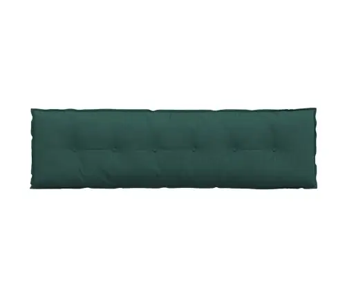 Atpakaļ Spilvens Tumši Zaļš 180 X 19 X 50 Cm Audums Vidaxl