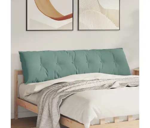 Atpakaļ Spilvens Jūras Zaļa 180 X 50 Cm Korduroja Audums Vidaxl