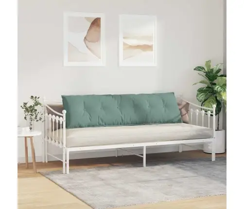 Atpakaļ Spilvens Jūras Zaļa 180 X 50 Cm Korduroja Audums Vidaxl