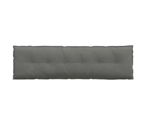 Atpakaļ Spilvens Tumši Pelēks 180 X 50 Cm Mikrofibra Vidaxl