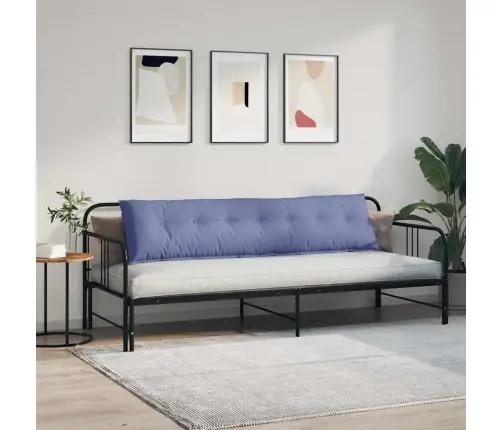 Atpakaļ Spilvens Džinsu Zils 200 X 19 X 50 Cm Audums Vidaxl