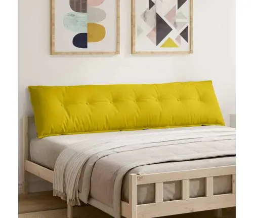 Seljatugi Padi Kollane 200 X 50 Cm Korter Kangas