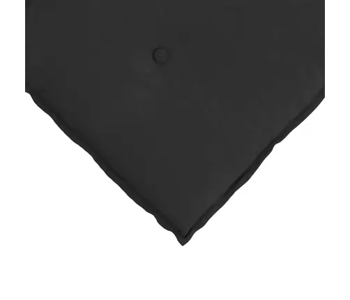 Atpakaļ Spilvens Melna 200 X 50 Cm Mikrofibra Vidaxl