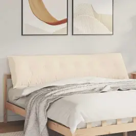 Atpakaļ Spilvens Bēša 200 X 50 Cm Mikrofibra Vidaxl