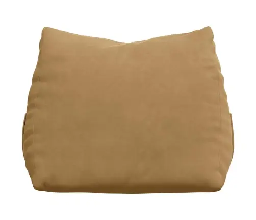 Atpakaļ Spilvens Brūna 45 X 20 X 35 Cm Korduroja Audums Vidaxl