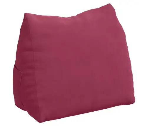 Atpakaļ Spilvens Vīna Sarkans 60 X 20 X 50 Cm Korduroja Audums Vidaxl