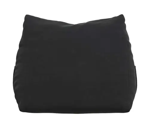 Atpakaļ Spilvens Melna 60 X 20 X 50 Cm Korduroja Audums Vidaxl