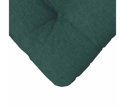 Sēdvietas Spilventiņi 4 Pcs Tumši Zaļš 40 X 40 X 12 Cm Audums Vidaxl