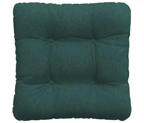 Sēdvietas Spilventiņi 4 Pcs Tumši Zaļš 40 X 40 X 12 Cm Audums Vidaxl