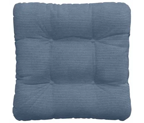 Sēdvietas Spilventiņi 4 Pcs Zila 40 X 40 Cm Korduroja Audums Vidaxl