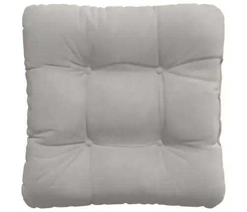 Sēdvietas Spilventiņi 4 Pcs Gaiši Pelēks 45 X 45 Cm Mikrofibra Vidaxl