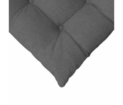 Sēdvietas Spilventiņi 2 Pcs Tumši Pelēks 40 X 40 X 6 Cm Audums Vidaxl