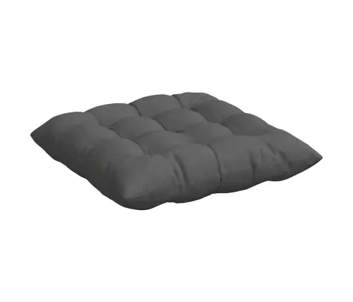 Sēdvietas Spilventiņi 2 Pcs Tumši Pelēks 40 X 40 X 6 Cm Audums Vidaxl