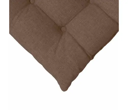 Sēdvietas Spilventiņi 2 Pcs Brūna 40 X 40 X 6 Cm Audums Vidaxl